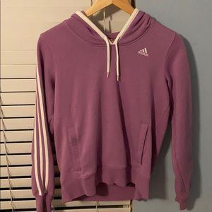 Purple like new adidas hoodie